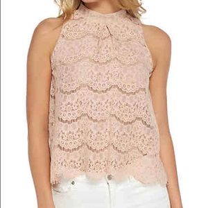 Blue Lace High-Low Top